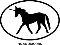 Unicorn Oval Sticker