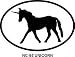 Unicorn Oval Sticker