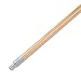 Boardwalk Brush 136 15/16 Inch Diameter x 60 Inch Length, Metal Tip Threaded End Broom Handle
