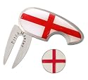 Golf Pitchmark Repairer - England Flag and Ball Marker