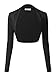 MsBasic Womens Versatile Open Front Lightweight Long Sleeve Bolero Shrug