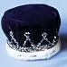 CROWN SEQUIN W BLUE TURBAN
