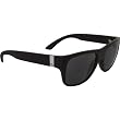 Gatorz Bomar Adult Polarized Sports Sunglasses - Black/Grey