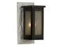 Kenroy Home 70014WHSL Icefield Medium Wall Lantern with 8-Inch Extension