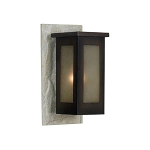 Kenroy Home 70014WHSL Icefield Medium Wall Lantern with 8-Inch Extension by Kenroy Home