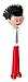 Vigar Dolls Orlando Dish Brush, Dish Brush with Handle that is Ergonomic, Kitchen Brushes for Dishes and Sink Scrub Brush for Cleaning, Red and Black