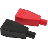 Allstar ALL76150 Black and Red Plastic Top Post Style Battery Terminal Cover