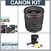 Canon EF 24mm f/1.4L II USM AutoFocus Wide Angle Lens Kit – USA – with Tiffen 77mm Wide Angle Filter Kit, Professional Lens Cleaning Kit,