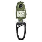 Dakota Watches Hex Clip II, Champagne Dial w/Day/Date, Green Aluminum Case