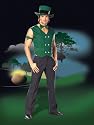 Sexy Get Lucky Leprechaun Costume for Men (Pants/Shoes Not Included)