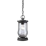 Elk Lighting 43017/1 Farmstead 1-Light Outdoor Pendant In Matte Black