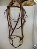 WEAVER HORSE LEATHER BRIDLE SNAFFLE BIT REINS SET TACK