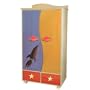 Room Magic RM19-SR Star Rocket Media Cabinet Armoire, Natural