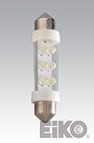 EIKO LED-24-FESTOON-W - 24 VDC 10x44 FESTOON 6 LED WHITE LED