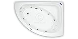 Kitchen & Housewares : Pegasus Compact Whirlpool Bath & Panel, 1500x1000, RH, 17 Chrome Jets