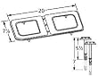 Stainless Steel Figure-8 Burner and Venturi Kit for Jacuzzi Grills