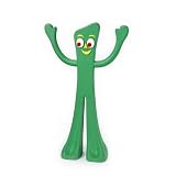 Gumby 9" Green Rubber Dog Toy