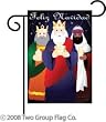 Feliz Navidad Indoor/ Outdoor Sublimation Garden Flag 13" X 18.5" 64081
