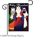 Feliz Navidad Indoor/ Outdoor Sublimation Garden Flag 13" X 18.5" 64081