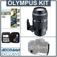 Olympus Zuiko 50-200mm f/2.8-3.5 Digital ED SWD Lens for Olympus Digital SLR Cameras with Tiffen 67mm Photo Essentials Filter Kit, Lens Cap Leash, Professional Lens Cleaning Kit,