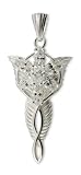 Lord of the Rings - Arwens Evenstar 925 Silver with 7 Cubic Zirconia