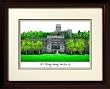 U.S. Military Academy Alma Mater Alma Mater 14x18 Lithograph in Mahogany Frame