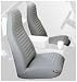 Bestop 29227-09 Charcoal Front Seat Cover