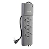 Belkin BE112230-08 12-Outlet 8-Foot Home/Office Surge Protector with Telephone and Coaxial Protection
