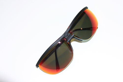 Gargoyles Legends Sunglasses/ Black Frames, Gray Lenses, Black Cherry Mirror