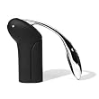 Metrokane Vertical Rabbit Lever Style Corkscrew with Foil Cutter, Velvet Black