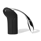Metrokane Vertical Rabbit Lever Style Corkscrew with Foil Cutter, Velvet Black