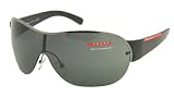 AUTHENTIC PRADA SPORT SUNGLASSES SPS 53G BLACK 5AV-1A1