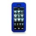 Samsung Instinct Sph-m800 Blue Rubber Coating Hard Plastic Snap-on Protective Rubberized Faceplate Carrying Case Cover