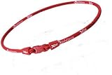 PHITEN RED FIRE-CRACKER X50 TITANIUM SPORTS NECKLACE *SHIPS NOW!!* --GET YOURS TODAY FOR WHOLESALE!!