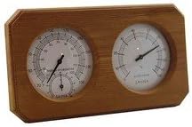 Cedar Sauna thermometer & hygrometer