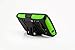 Cover-U174; Samsung Galaxy Avant G386 Extreme Rugged Dual Layer Kickstand Combo Case with Belt clip Holster Green/Black Included [Premium Screen Guard + Cover U (TM) Stylus Pen + Anti-Dust Plug]