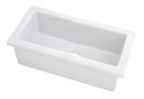 Belle Fort BFFC10BAR Fireclay Prep Bar Sink, White