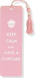 Keep Calm and Have a Cupcake Beaded Bookmark