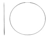 Jumbo Diamond Cut Hoop Earring in White Gold (70mm)