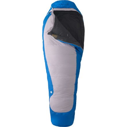 Marmot Trestles 15 Sleeping Bag: 15 Degree Synthetic Lead/Electric Long/Left Zip