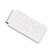 Polished Money Clip in 14 Karat White Gold