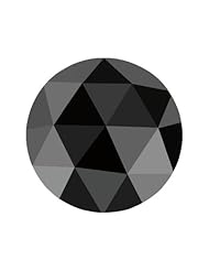 1/3 (0.30-0.35) Cts of 4.10-4.50 mm AA Round Rose Cut Black Diamond (1 pc) Loose Diamond