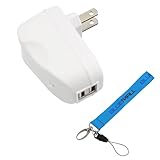 GTMax White 2-Port USB Travel Charger (2300mA) For Cellphone, Tablet, MP3 p ....