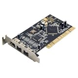 PCI low profile 2x port IEEE 1394B, 1x port IEEE 1394A FireWire card