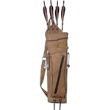 Archery: Camo Leather Back Quiver