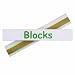 C-Line Removable Adhesive Plastic Label Holders, 1/2 x 3 Inches, 50 per Pack (87607)