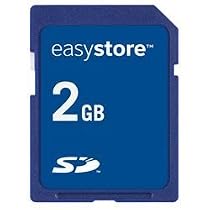 EasyStore 2GB SD Card (SDSDES-002G-G11, Retail Package)