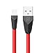 Karnotech® REMAX iPhone charging cable Lightning to USB Data Sync Charge Cable 3.3 ft for iPhone 6/Plus/iPhone 5s/5c/iPad Air/iPad mini RC-030I Alien Black