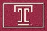 Temple Owls T 2' 8 x 3' 10 Team Spirit Area Rug