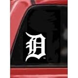 DETROIT TIGERS "D" Vinyl STICKER / DECAL White 5"